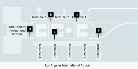 ライドシェア乗り場 LAX