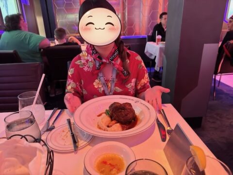 パイレーツナイトのディナー