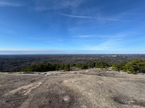 ストーンマウンテンの頂上