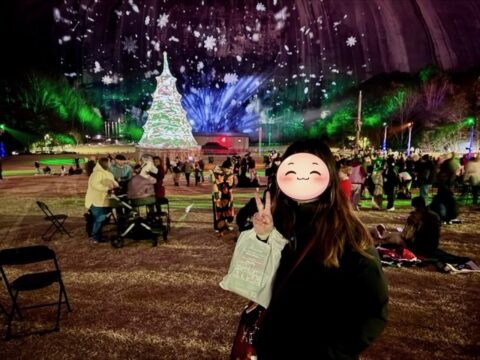 ストーンマウンテンの夜