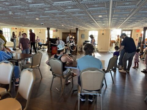 スティームボート・ナッチェズ船内